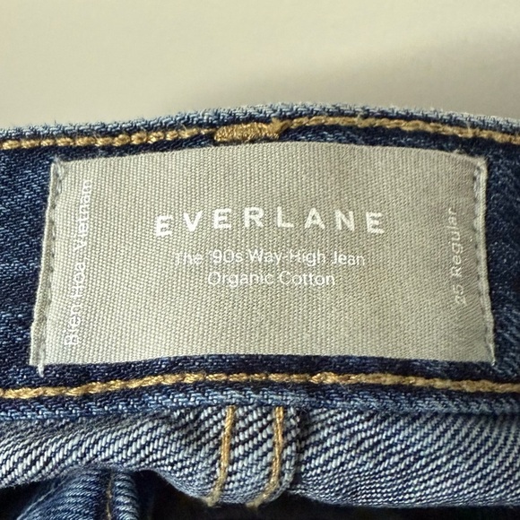 EVERLANE The 90s Way High Organic Cotton Straight Leg Jean - Picture 9 of 11